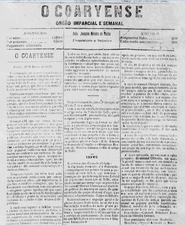 Jornal Semanal O Coaryense